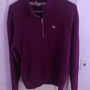 PINK quarter zip! barley worn - taking mos…